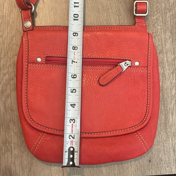 Orange Leather Fossil Bag - Picture 9 of 10